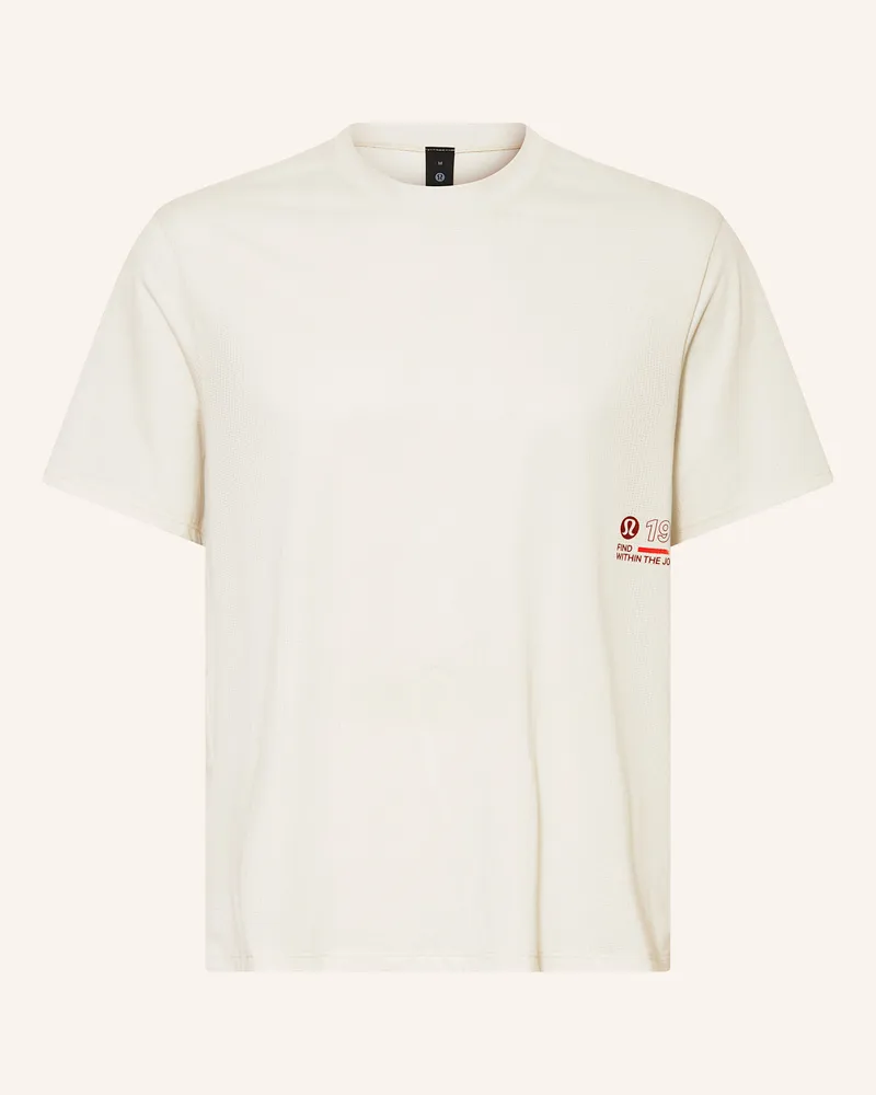 LULULEMON Laufshirt MILE MAKER Creme