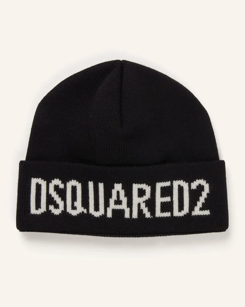 Dsquared2 Mütze schwarz Schwarz