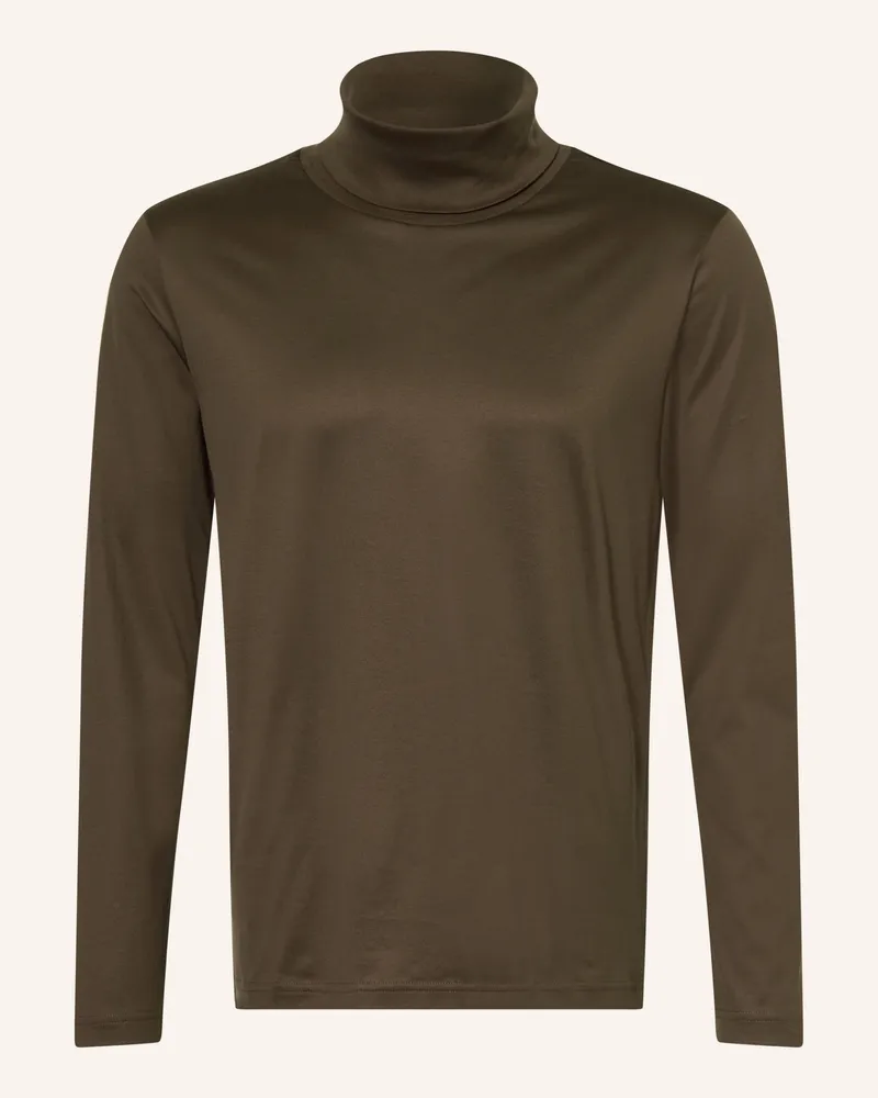 Stefan Brandt Rollkragenshirt Eli braun Dunkelbraun