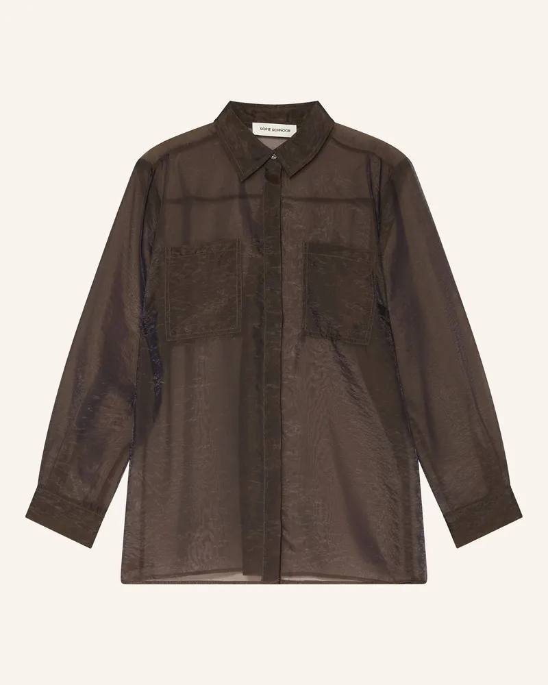 Sofie Schnoor Hemdbluse DONNASW Dunkelbraun