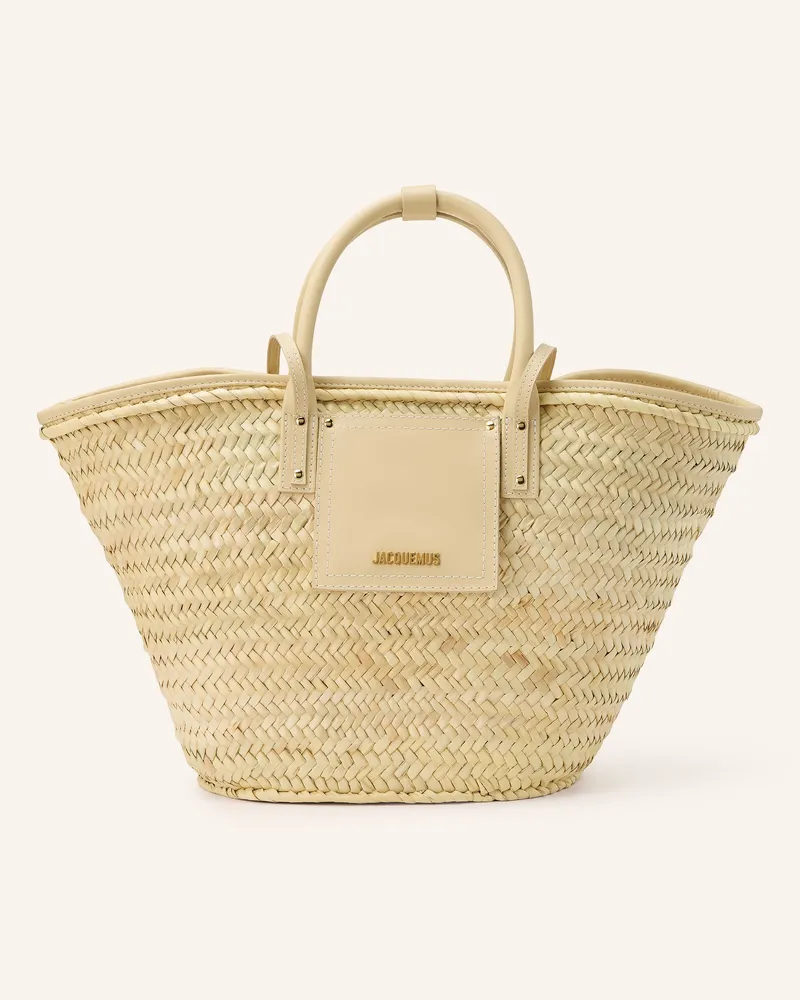 Jacquemus Shopper Le Panier Soli weiss Beige