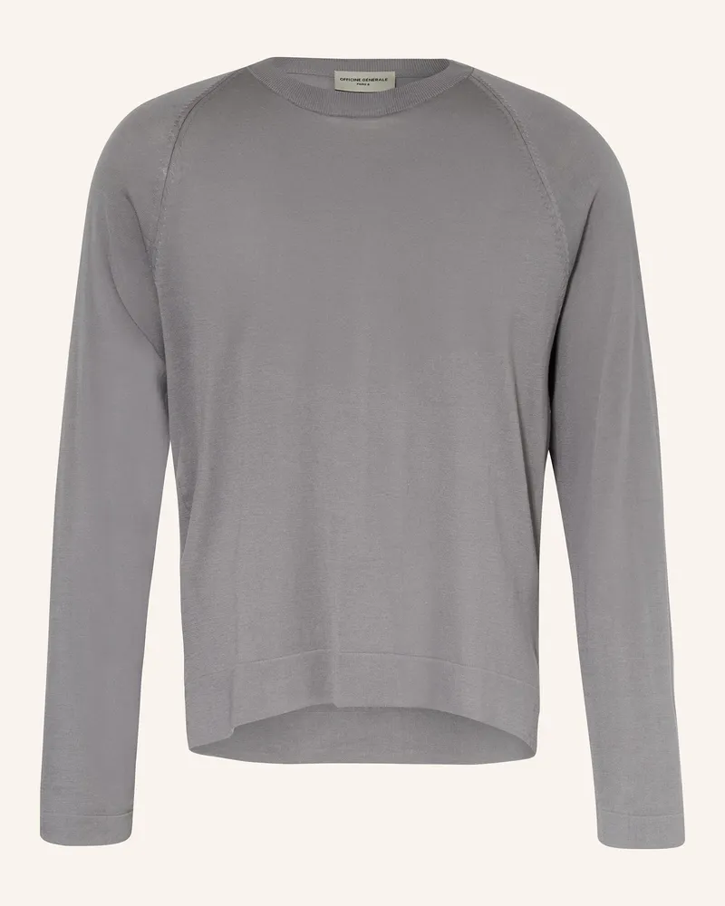 Officine Generale Pullover Nate grau Grau