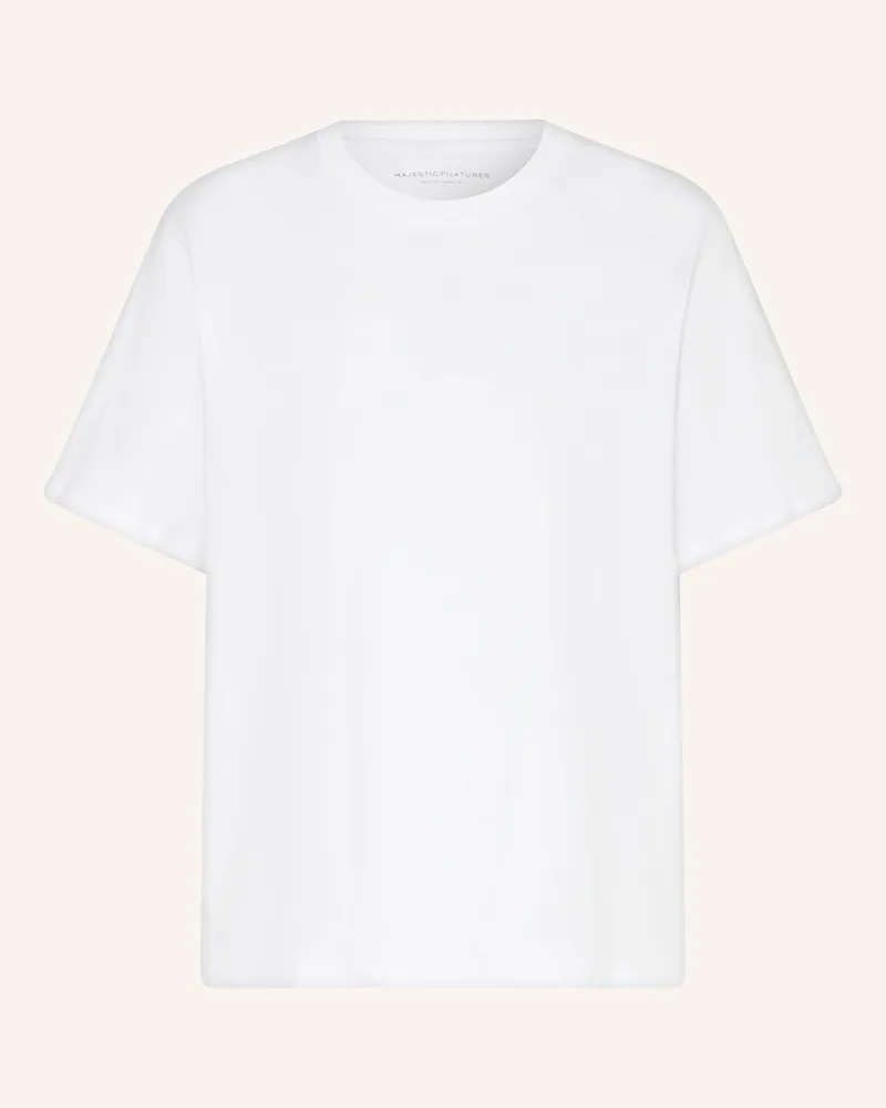 Majestic T-Shirt weiss Weiss