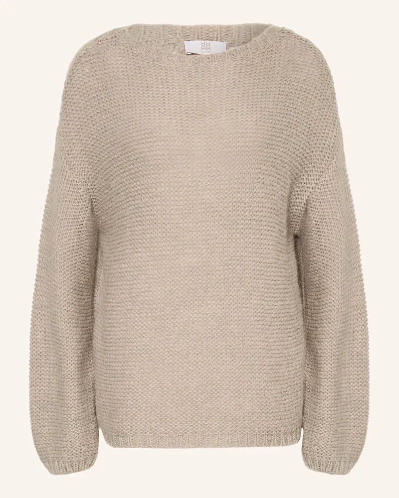 Riani Pullover Mit Alpaka beige Taupe