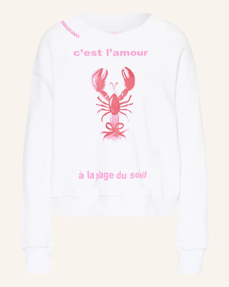 Yippie Hippie Sweatshirt weiss Weiss