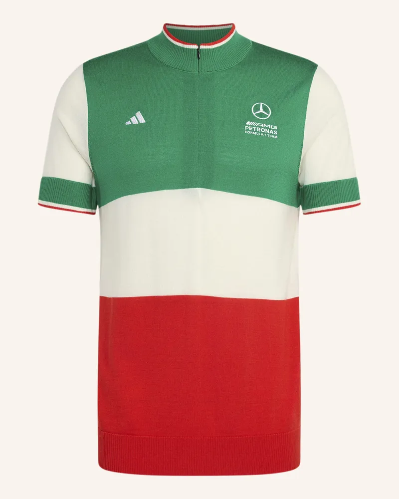 adidas Mercedes - Amg Petronas Formula 1 Team Giro Di Mercedes Merino Oberteil gruen Weiss