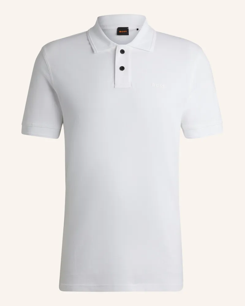 HUGO BOSS Piqué-Poloshirt PRIME Weiss