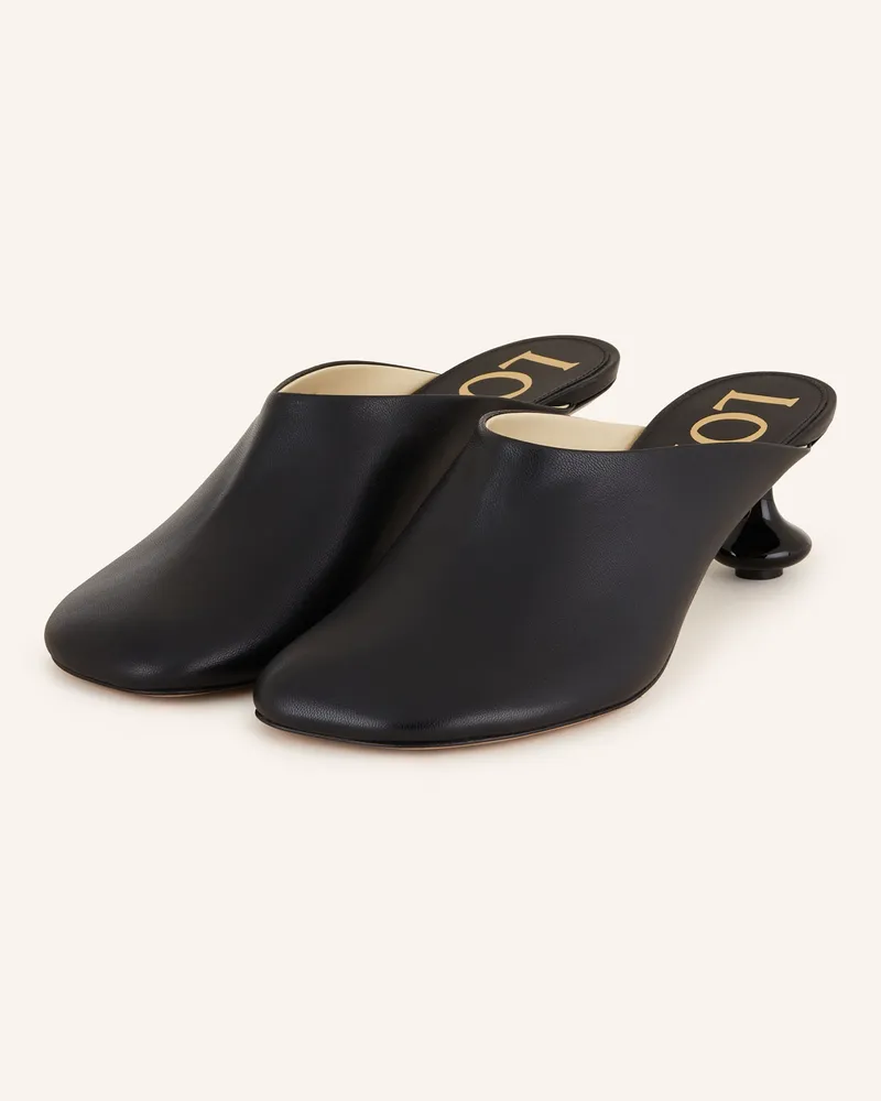Loewe Mules Toy schwarz Schwarz