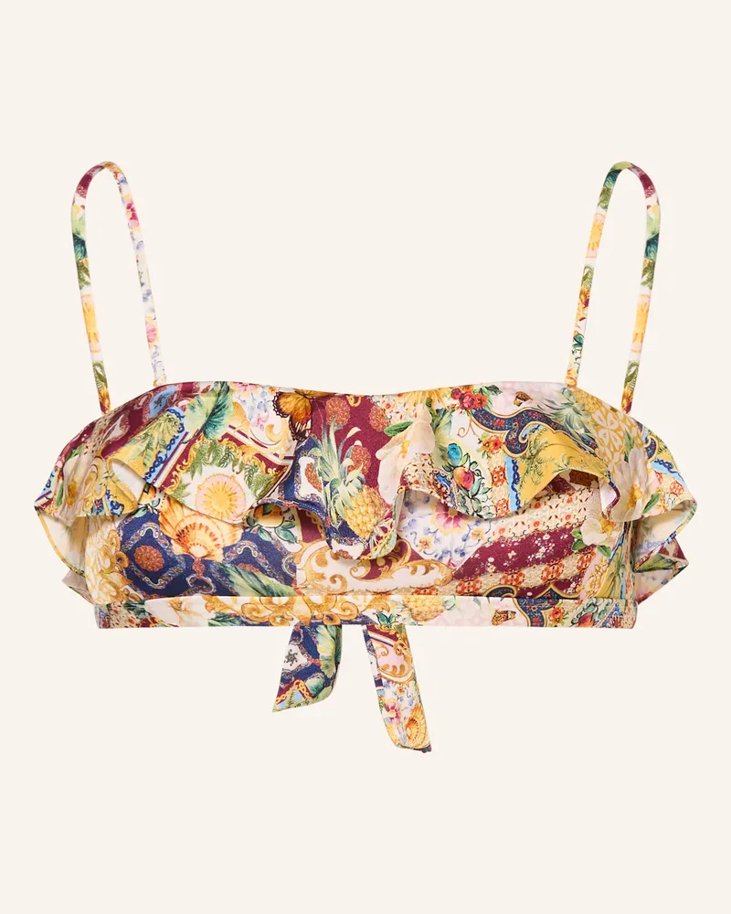 watercult Bandeau-Bikini-Top TREASURED TROVE Dunkelgelb