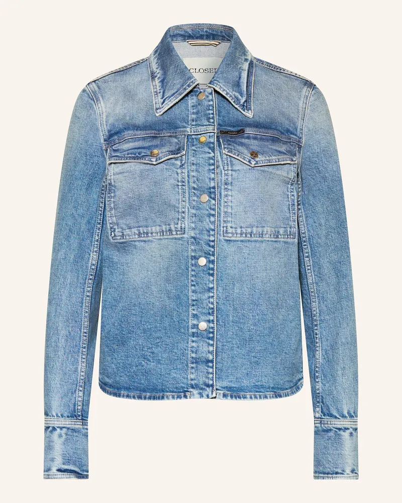 Closed Jeansbluse blau Hellblau