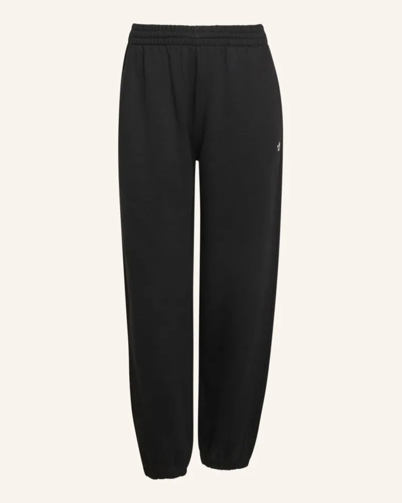 adidas Essentials Fleece-Jogginghose, Lockere Passform schwarz Schwarz