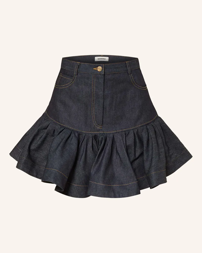 Sandro Jeansrock Dunkelblau