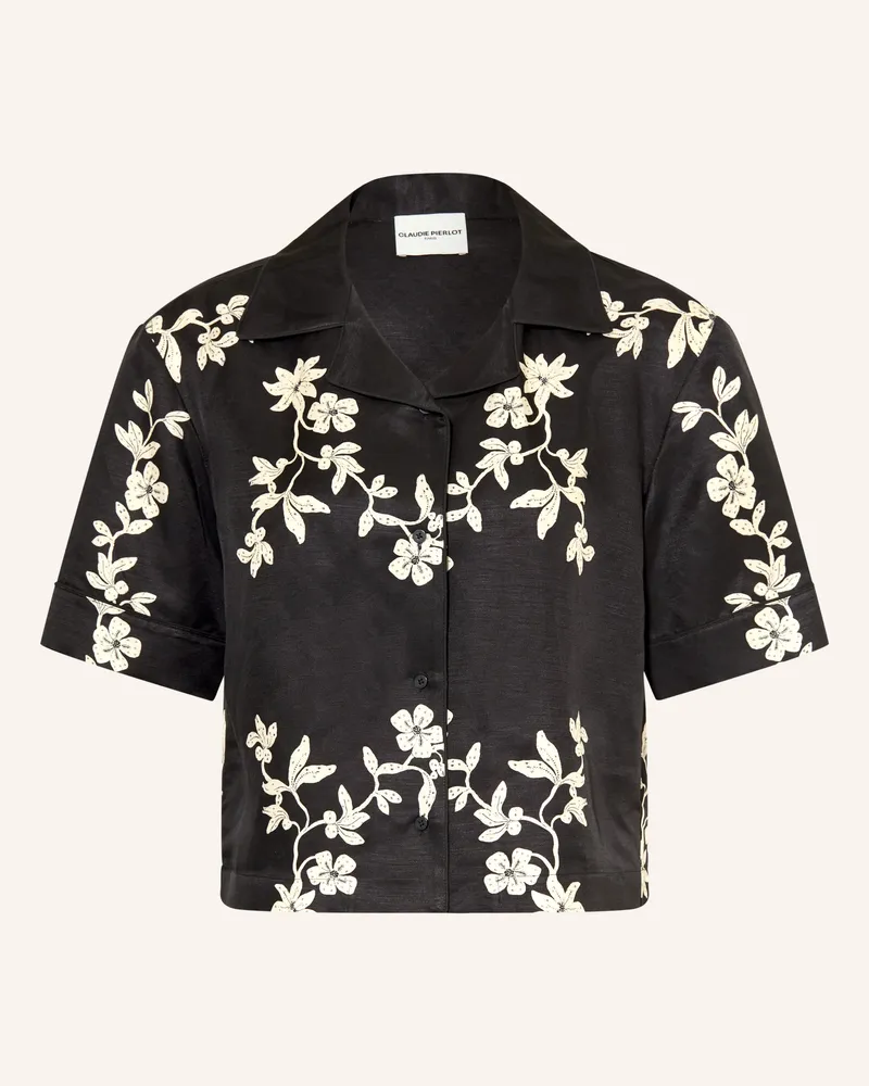 Claudie Pierlot Bluse schwarz Schwarz