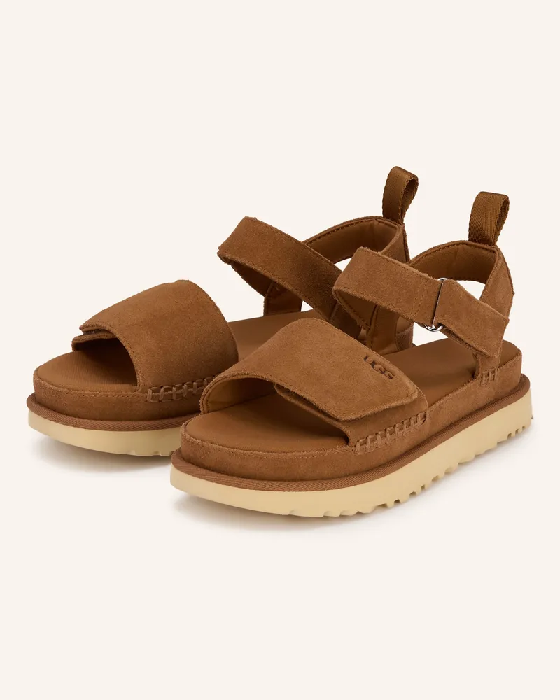 UGG Plateau-Sandalen GOLDENSTAR Braun