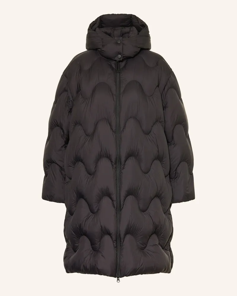 JNBY Daunenmantel mit abnehmbarer Kapuze Schwarz