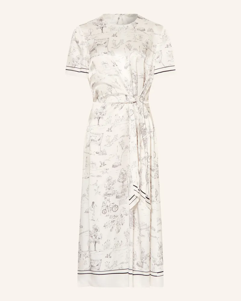 Ted Baker Kleid Dakohta In Wickeloptik weiss Weiss