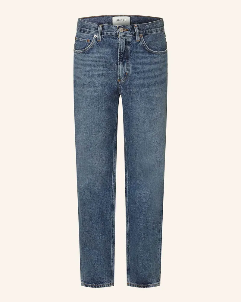 AGOLDE Straight Jeans VALEN Blau