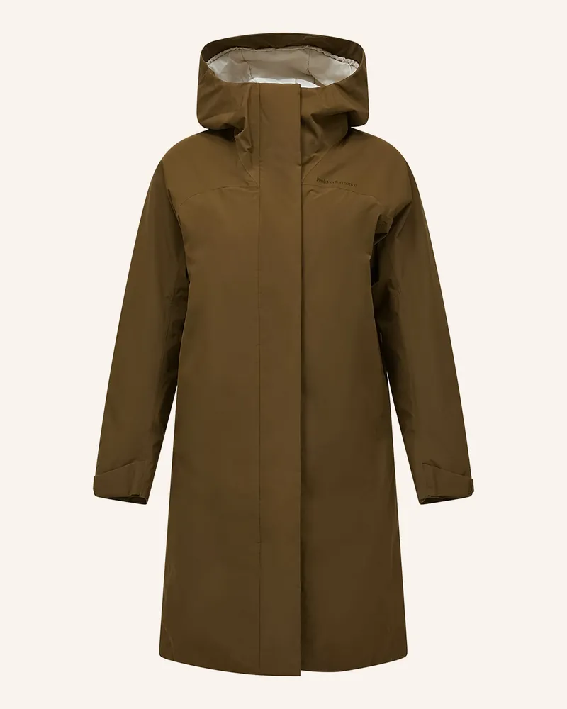 Peak Performance Parka Treeline Hipe® gruen Khaki