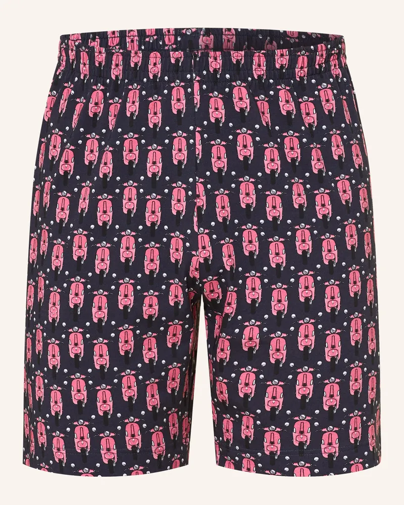 Mey Schlafshorts Serie CITY GLIDE Dunkelblau