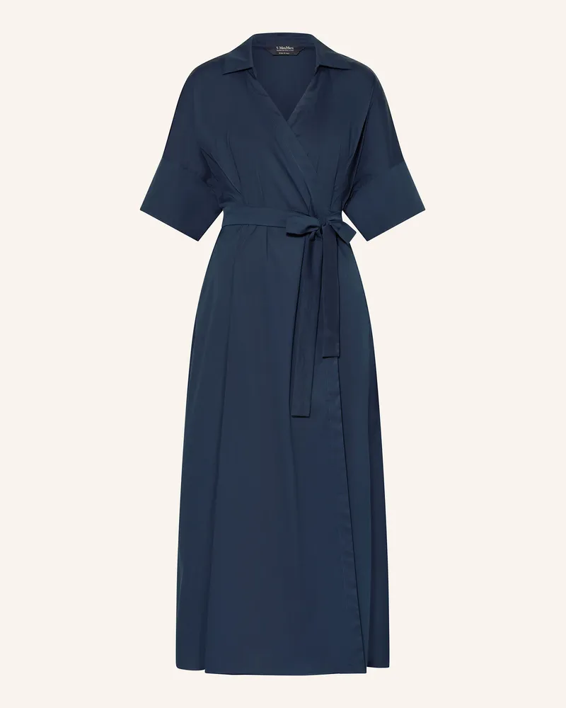 Max Mara Wickelkleid SARAH Dunkelblau