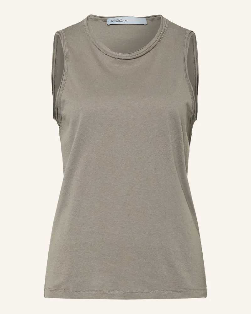 AllSaints Top Jenny gruen Khaki