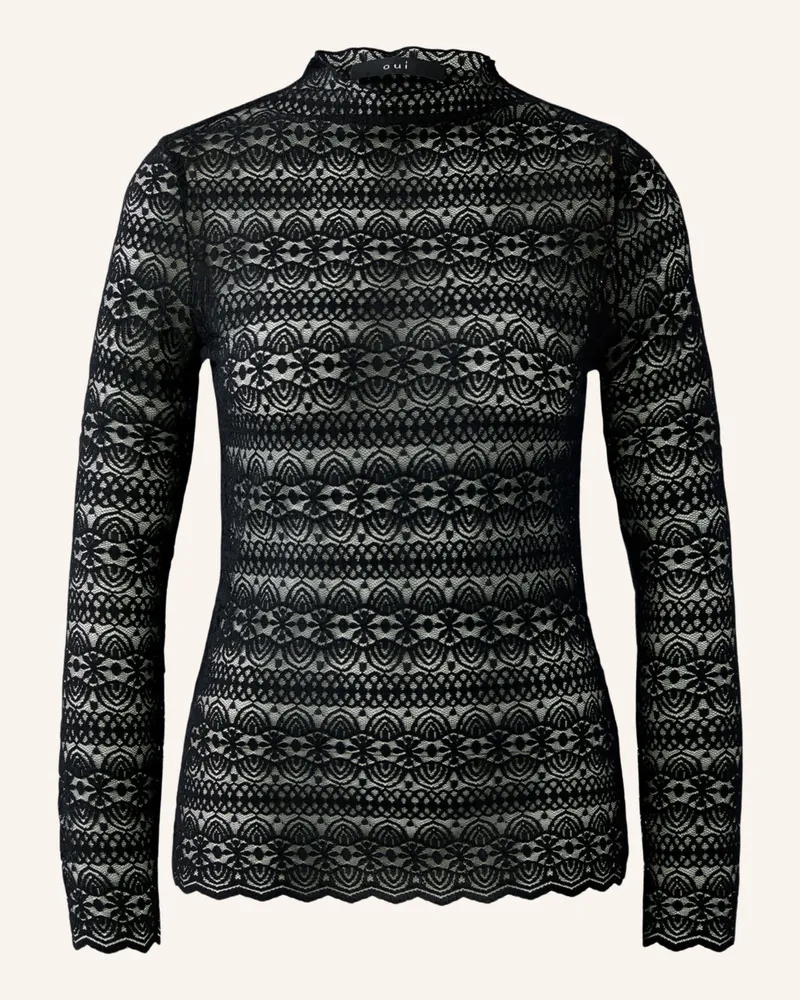 Oui  Longsleeve Schwarz