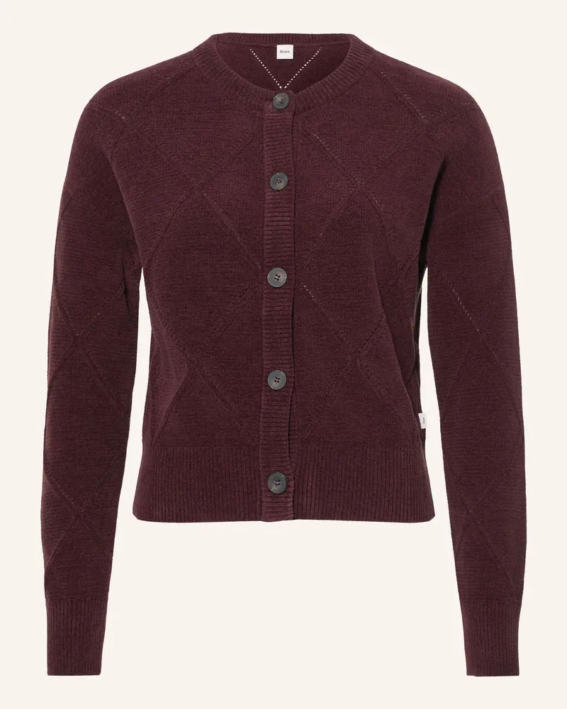 Brax Strickjacke Anique lila Dunkelrot