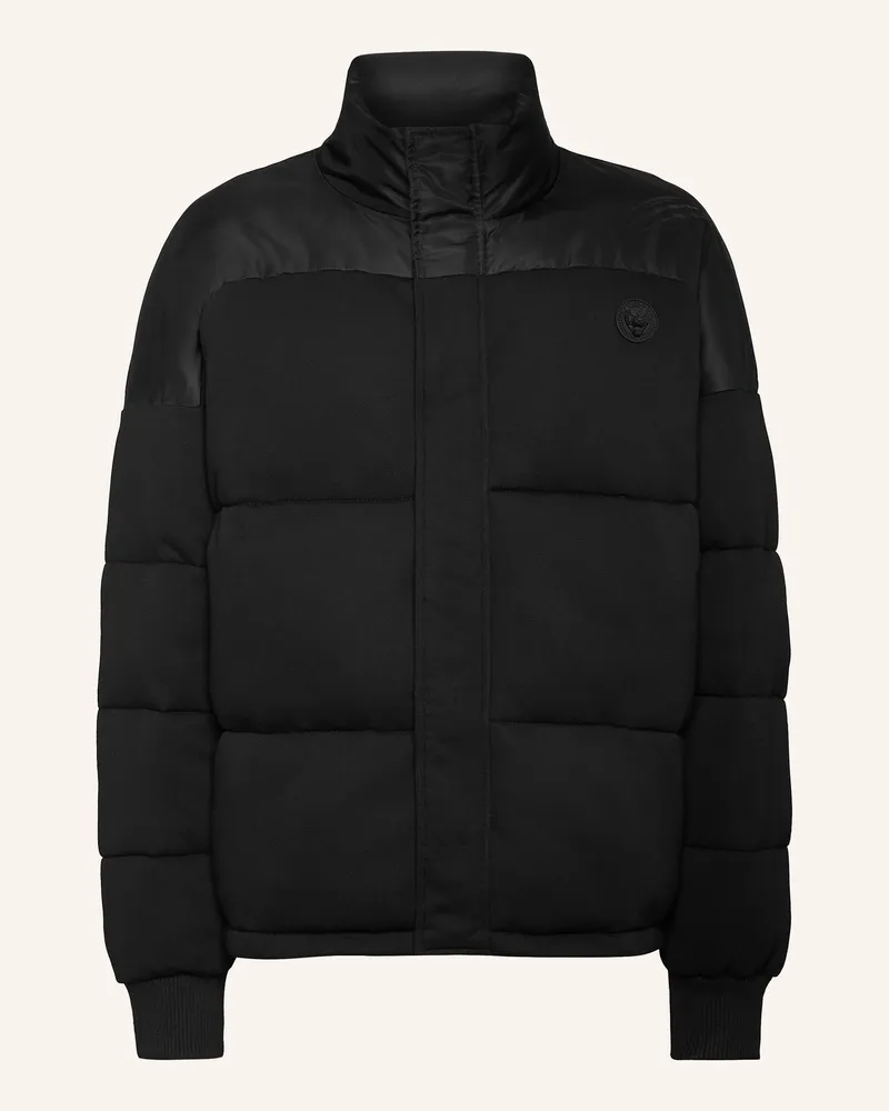 Philipp Plein Daunenjacke schwarz Schwarz