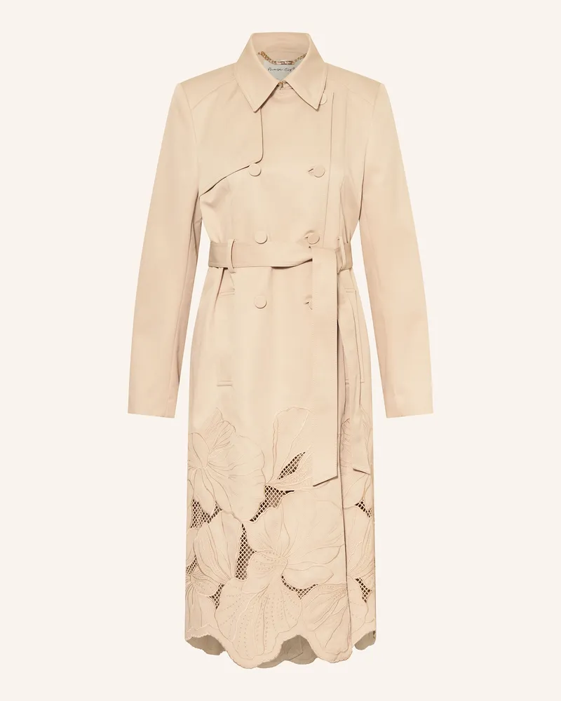 Phase Eight Trenchcoat ELM mit Cut-outs Beige