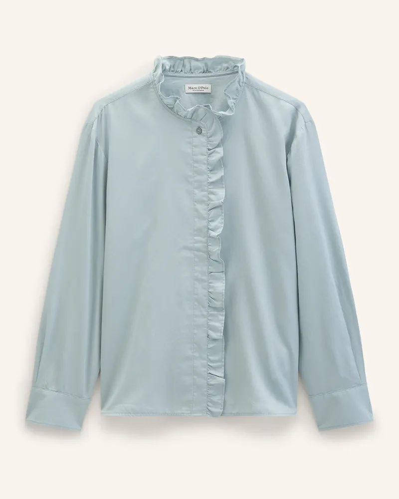 Marc O'Polo Rüschenbluse grau Grau