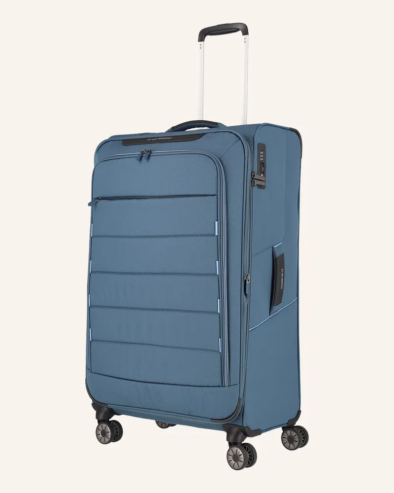 Travelite Trolley SKAII 4W L Blau