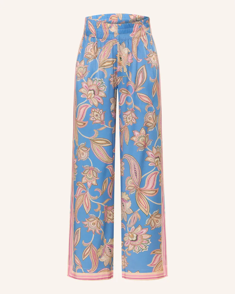 Kudibal Seidenhose Margodea Mit Galonstreifen blau Hellblau