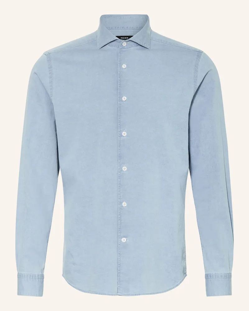 Reiss Hemd Draper Regular Fit blau Hellblau