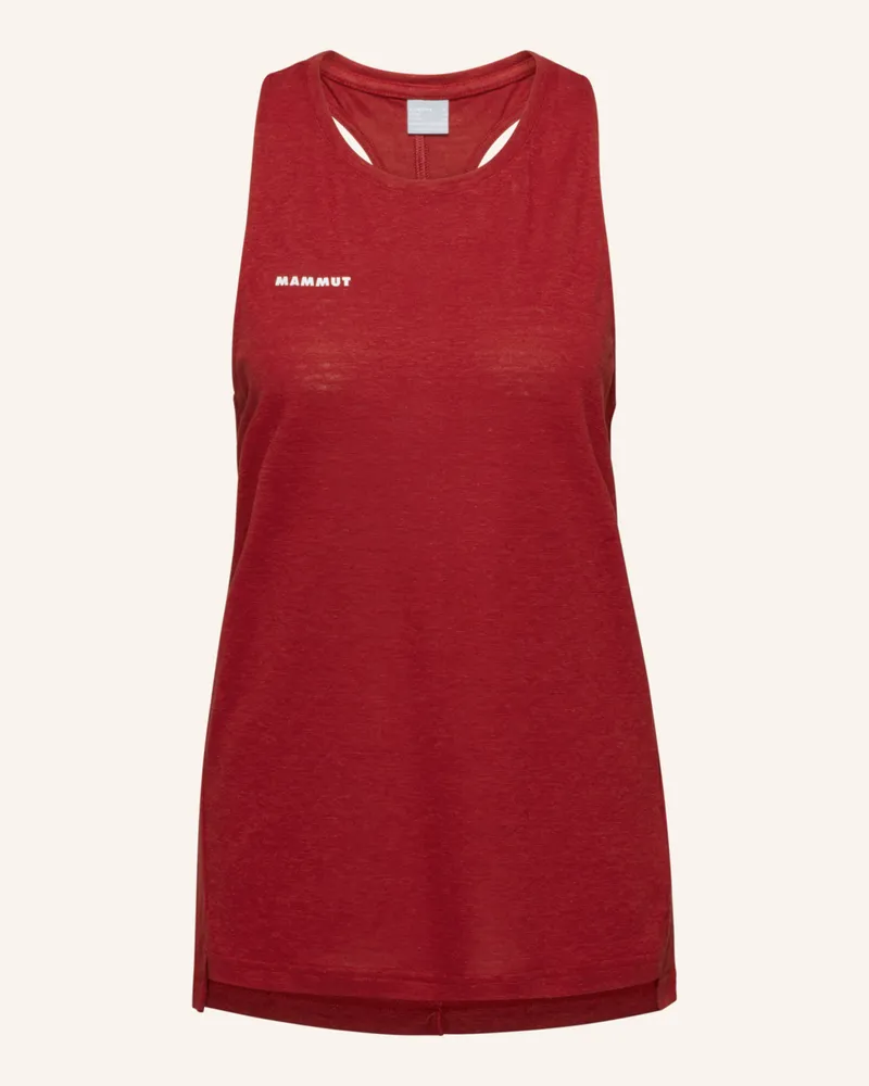 Mammut Tanktop Massone Light rot Rot
