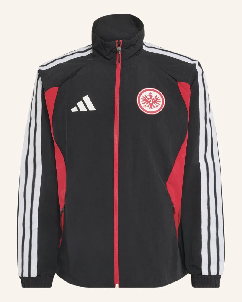 adidas Eintracht Frankfurt Anthem Heimjacke schwarz Schwarz
