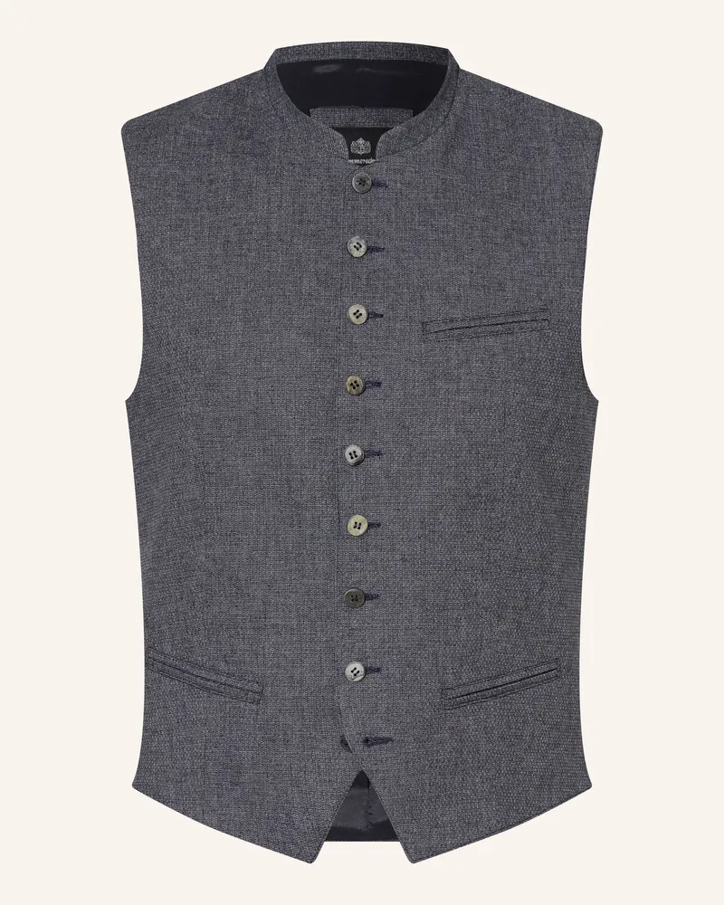 Hammerschmid Trachtenweste David Slim Fit blau Dunkelblau