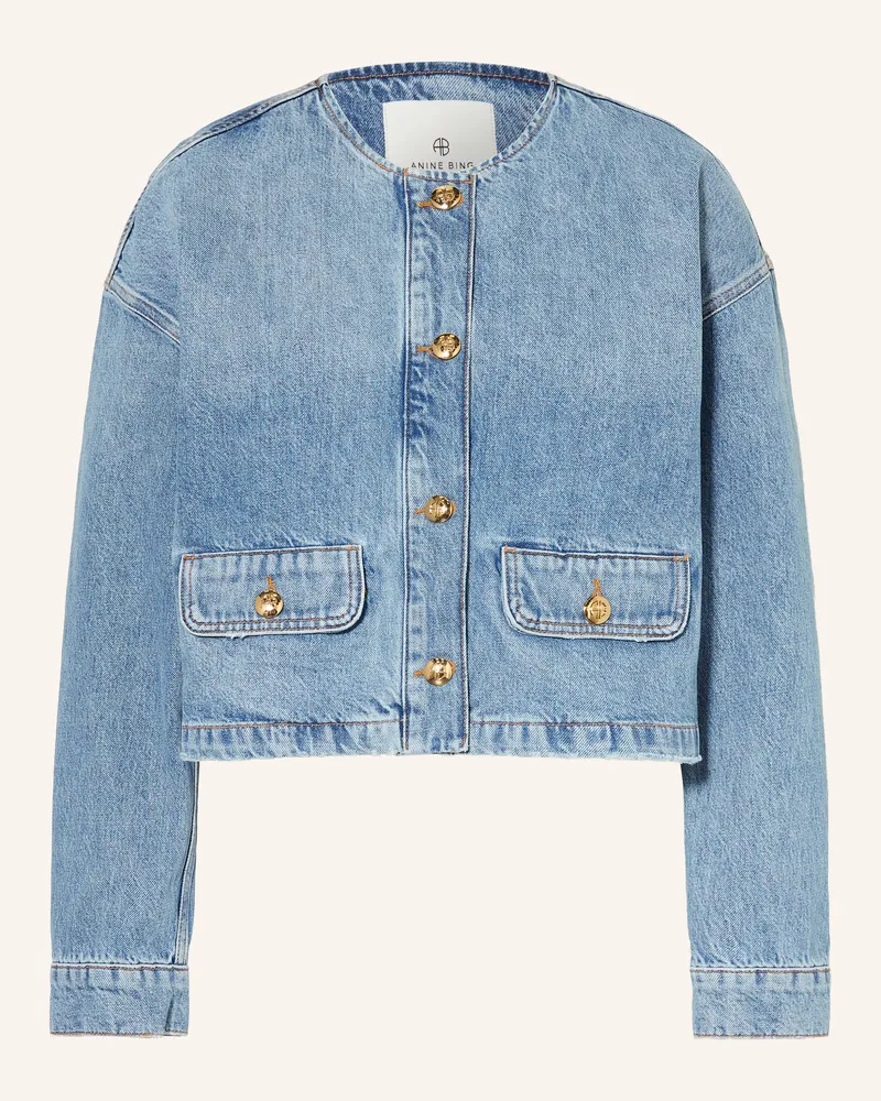 Anine Bing Jeansjacke Blanche blau Caspian