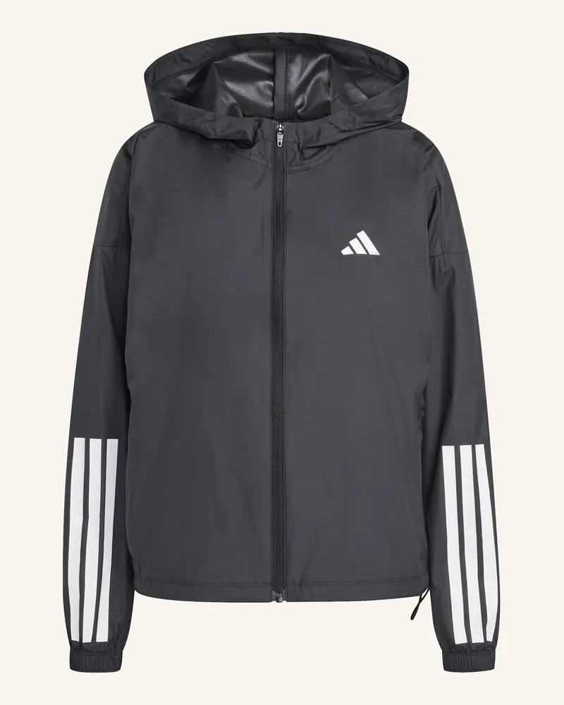 adidas HYPERGLAM 3-STREIFEN WINDBREAKER Schwarz