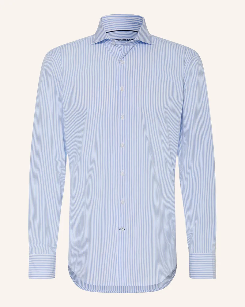 Strokesman's Hemd Extra Slim Fit Hellblau
