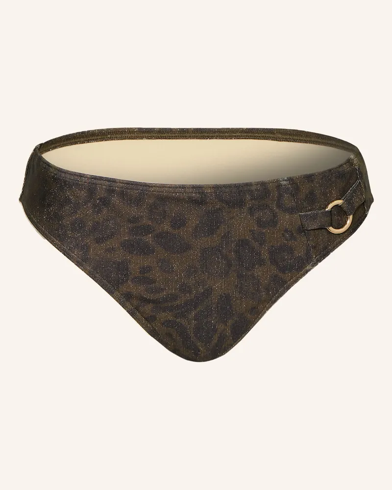 PrimaDonna Basic-Bikini-Hose RATJADA mit Glitzergarn Khaki