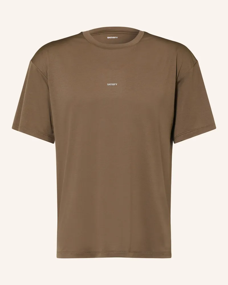 Satisfy Laufshirt Auralite™ braun Khaki