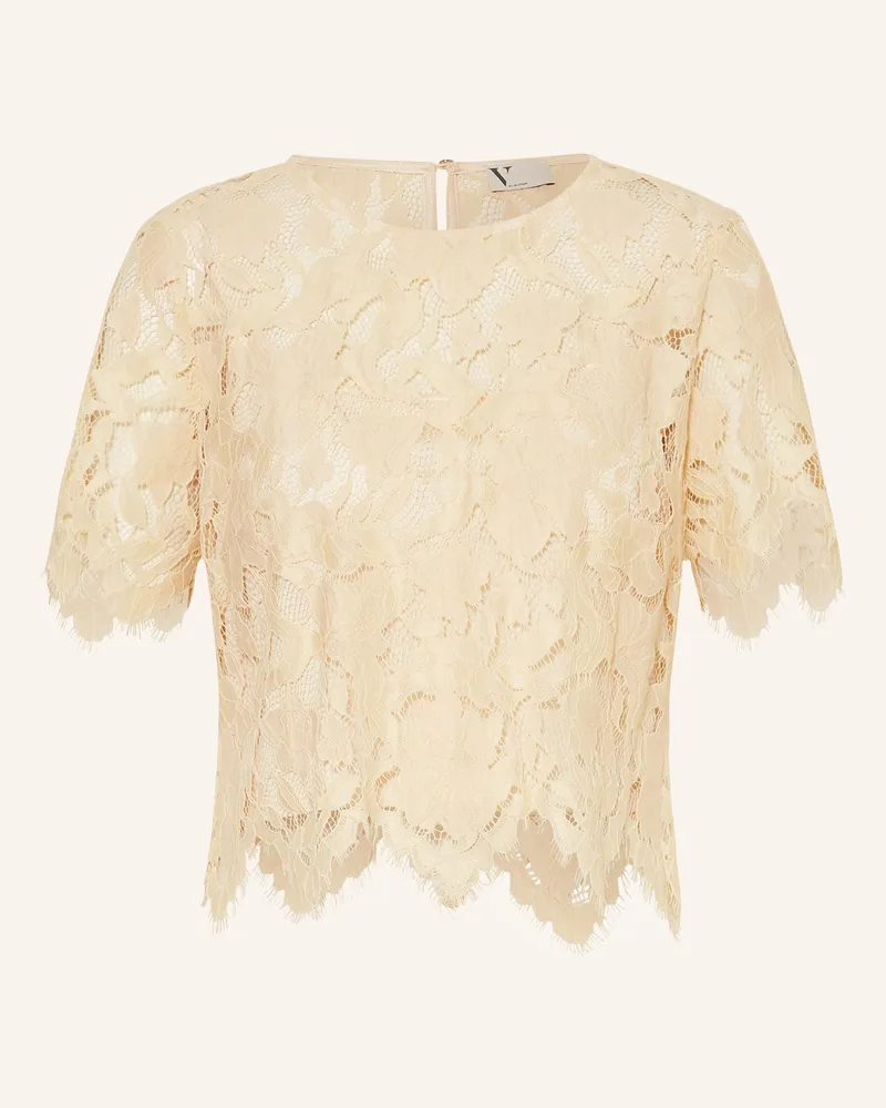 Vera Mont Blusenshirt aus Spitze Creme