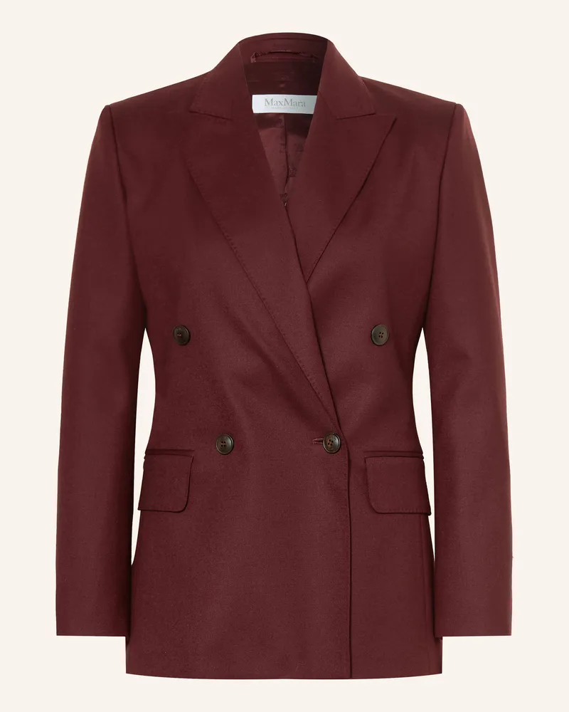 Max Mara Blazer Scenico rot Dunkelrot