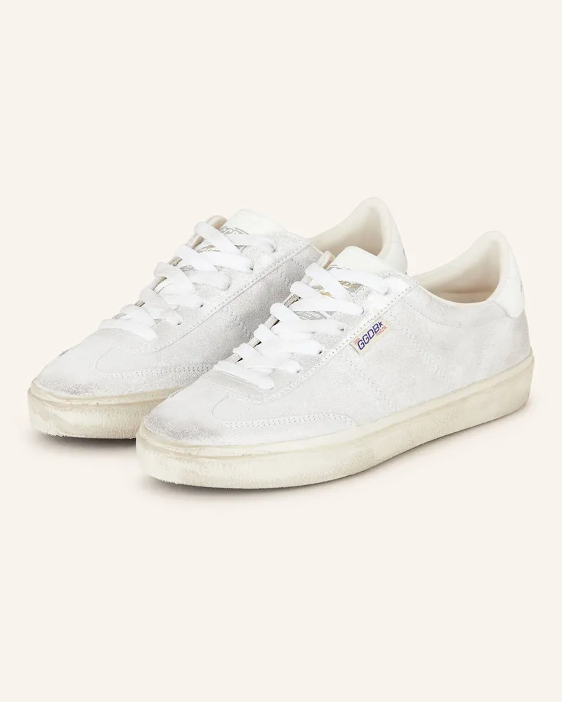 Golden Goose Sneaker Soul Star weiss Silber