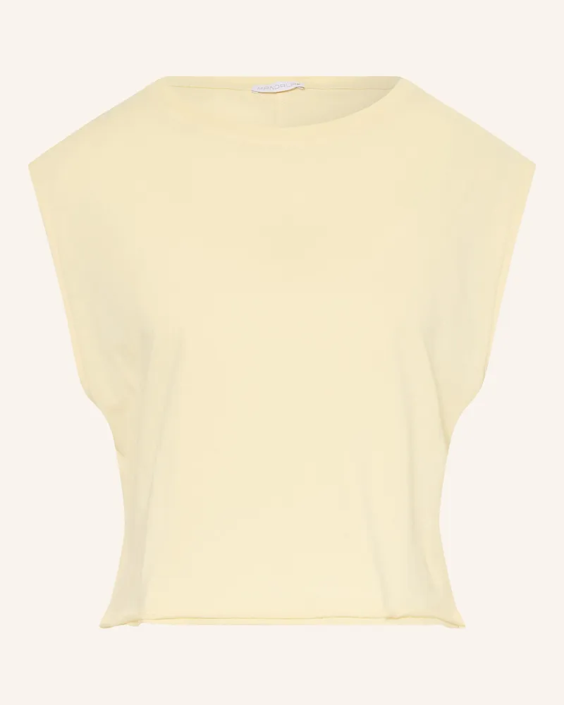 Mandala Yoga-Top Hellgelb