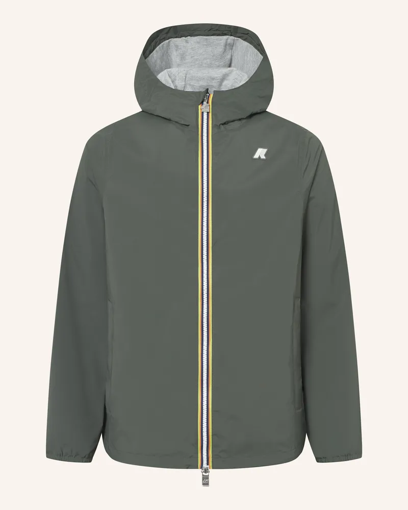 K-Way Funktionsjacke JACK STRETCH NYLON JERSEY Dunkelgrün