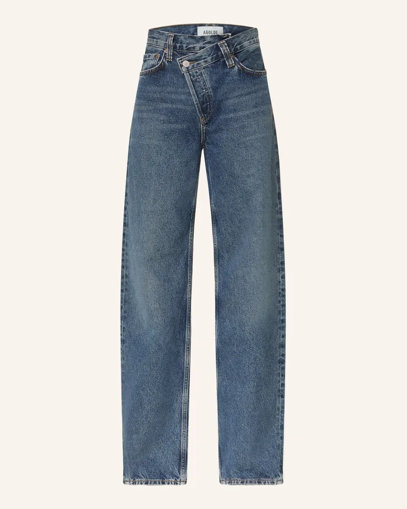AGOLDE Straight Jeans blau Fmr