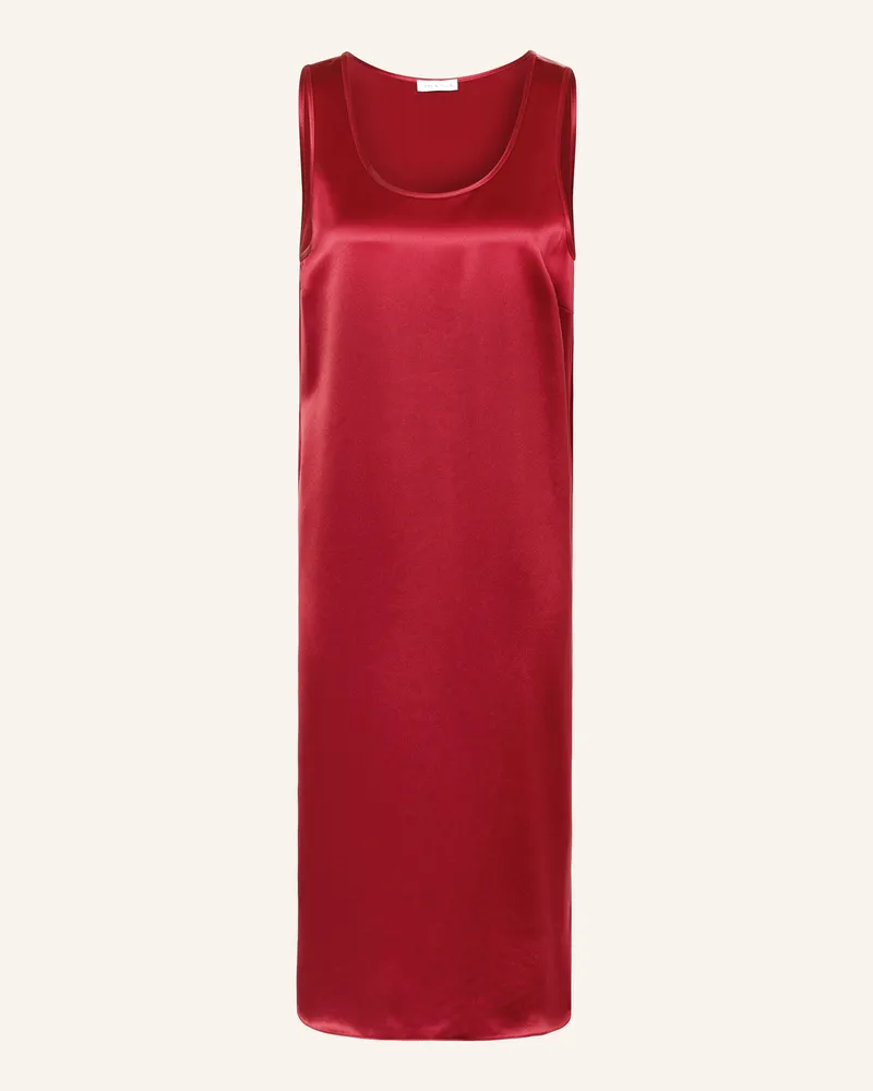 Mrs & HUGS Satinkleid rot Dunkelrot