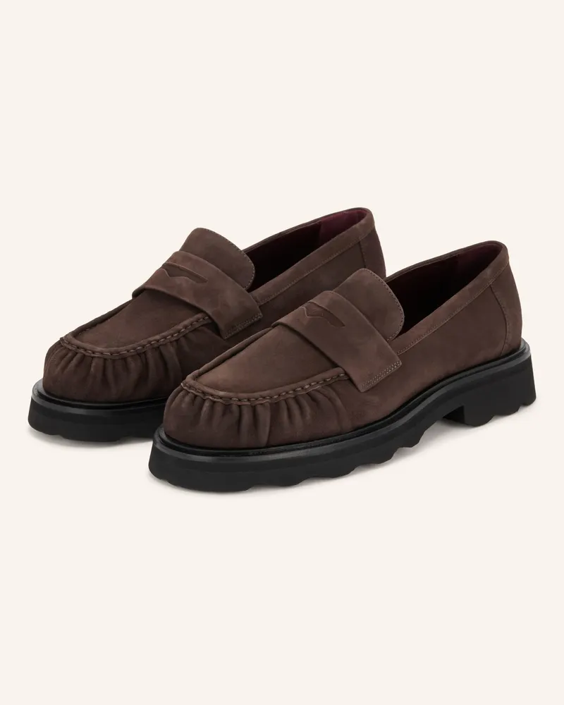 POMME D'OR Penny-Loafer Nicky braun Dunkelbraun