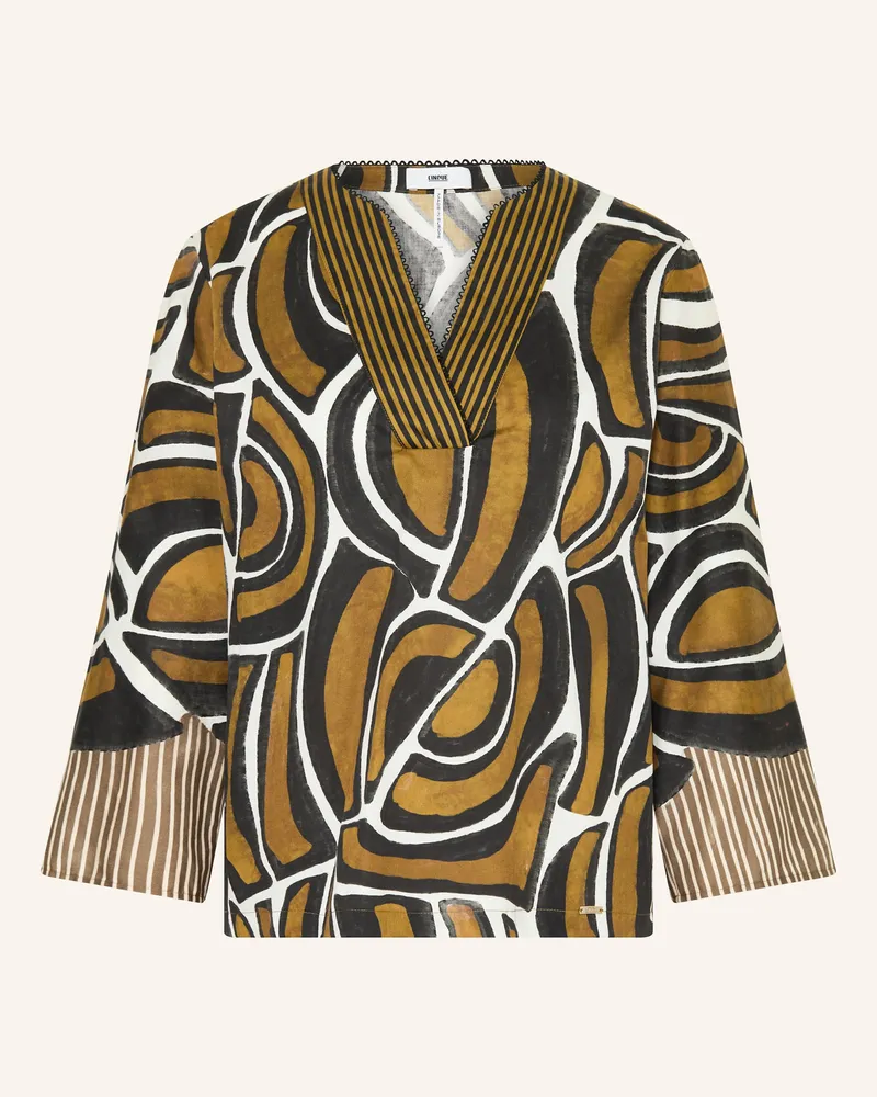 cinque Blusenshirt Citunia gruen Cognac